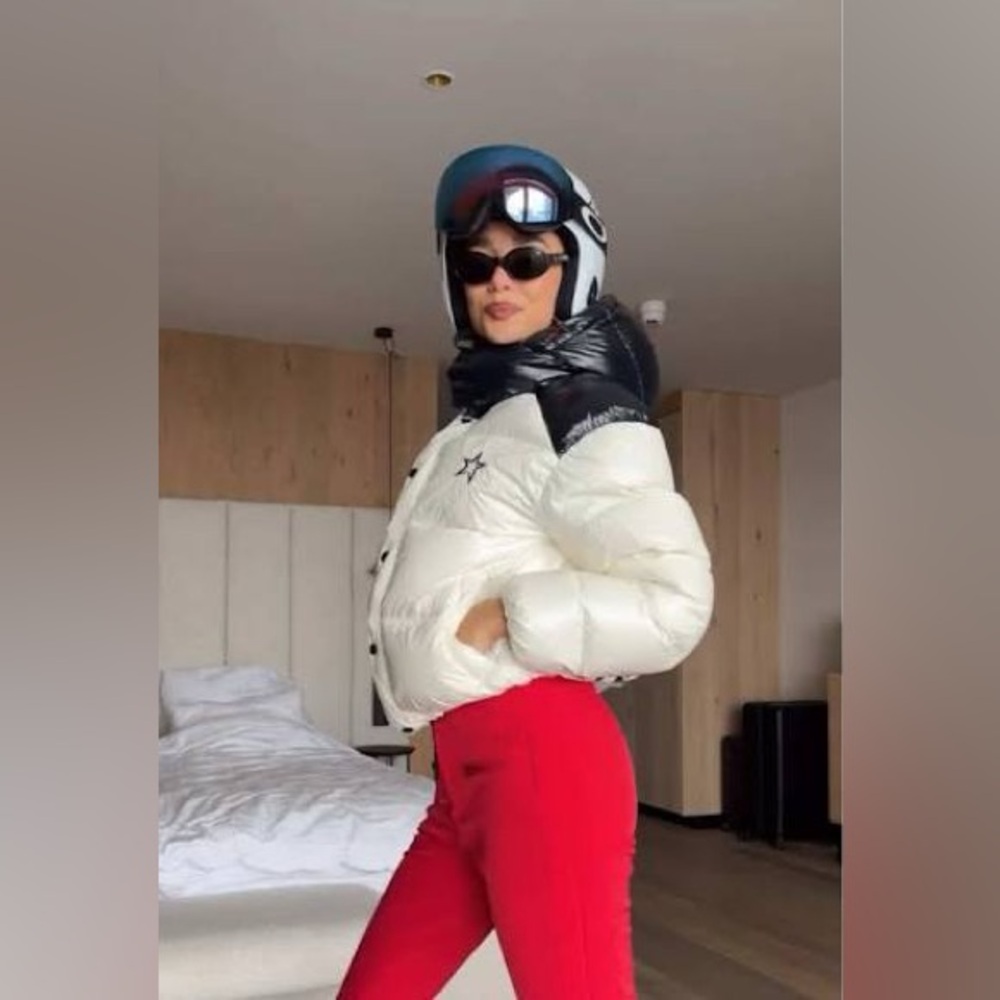 Perfect Moment Moment Puffer Jacket in Snow White
